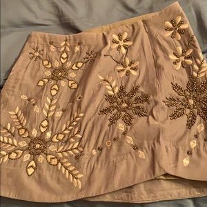 free people velvet skirt